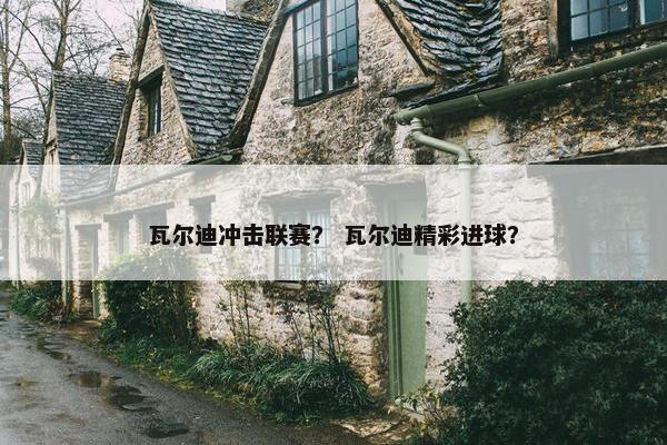 瓦尔迪冲击联赛？ 瓦尔迪精彩进球？