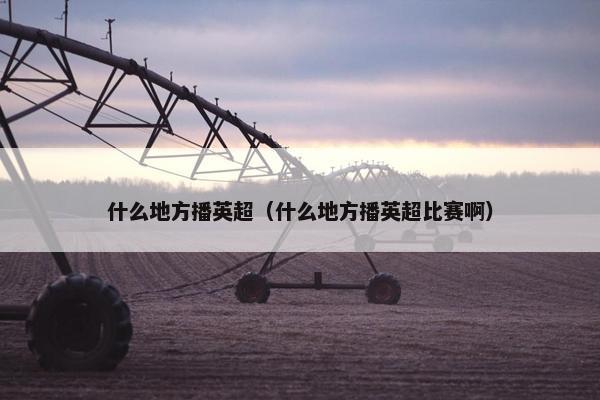 什么地方播英超（什么地方播英超比赛啊）