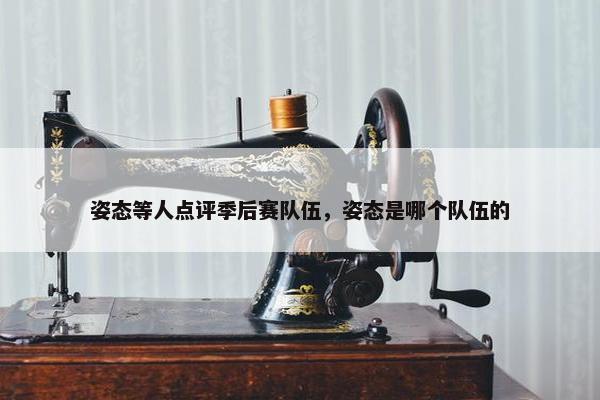 姿态等人点评季后赛队伍，姿态是哪个队伍的