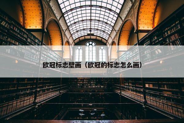 欧冠标志壁画（欧冠的标志怎么画）