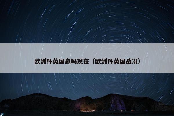 欧洲杯英国赢吗现在（欧洲杯英国战况）