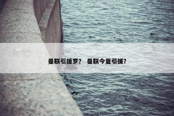 曼联引援罗？ 曼联今夏引援？