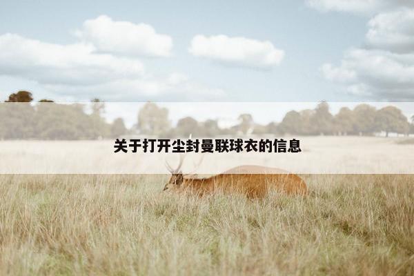 关于打开尘封曼联球衣的信息