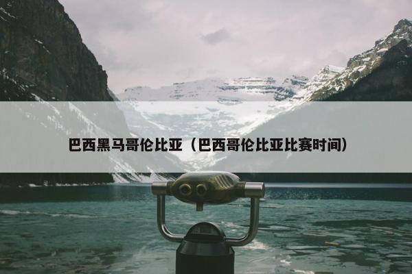 巴西黑马哥伦比亚（巴西哥伦比亚比赛时间）