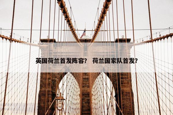 英国荷兰首发阵容？ 荷兰国家队首发？