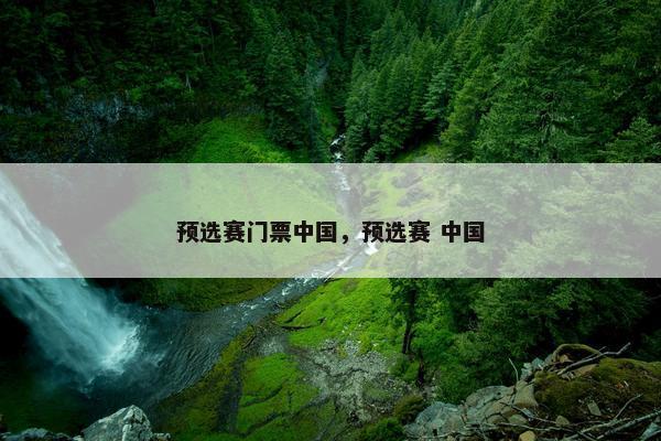 预选赛门票中国，预选赛 中国
