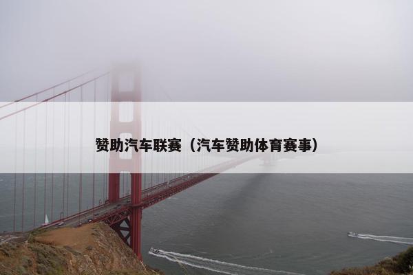 赞助汽车联赛（汽车赞助体育赛事）