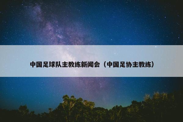 中国足球队主教练新闻会（中国足协主教练）