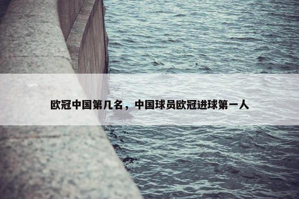 欧冠中国第几名，中国球员欧冠进球第一人