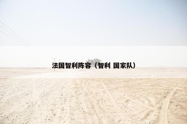 法国智利阵容（智利 国家队）
