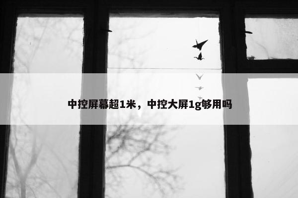 中控屏幕超1米，中控大屏1g够用吗