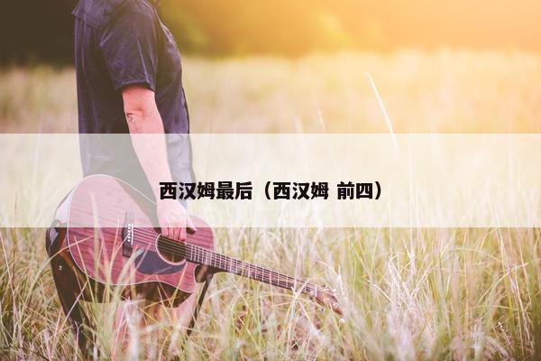 西汉姆最后（西汉姆 前四）