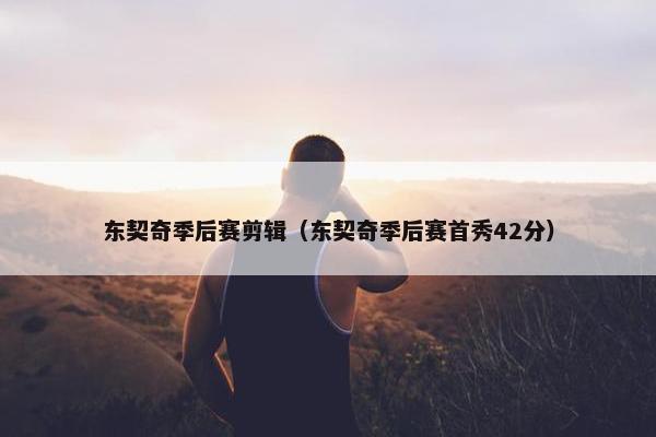东契奇季后赛剪辑（东契奇季后赛首秀42分）