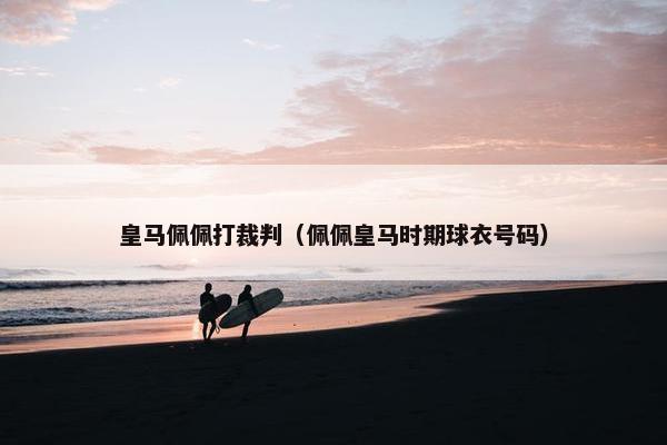 皇马佩佩打裁判（佩佩皇马时期球衣号码）