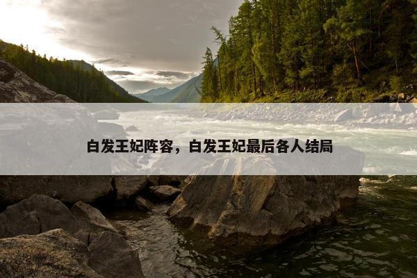 白发王妃阵容，白发王妃最后各人结局