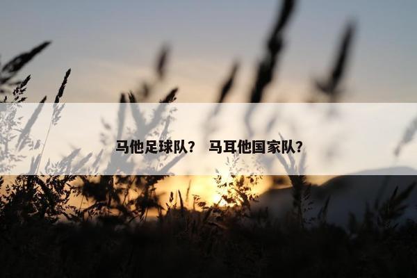 马他足球队？ 马耳他国家队？
