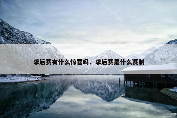 季后赛有什么惊喜吗，季后赛是什么赛制
