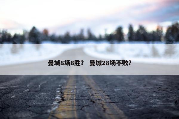 曼城8场8胜？ 曼城28场不败？