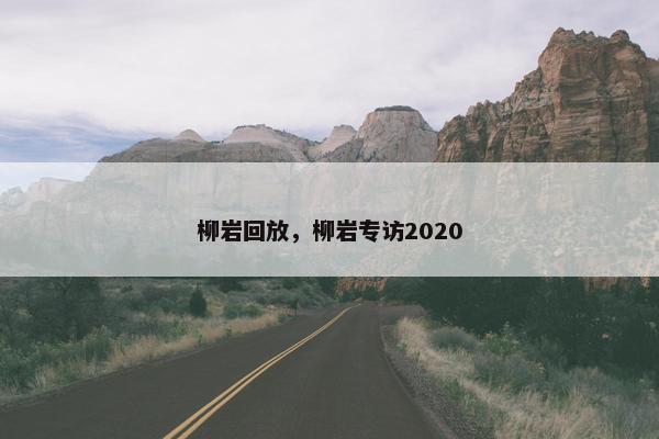 柳岩回放，柳岩专访2020