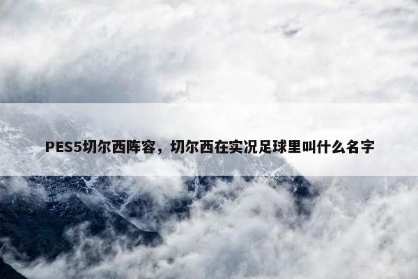 PES5切尔西阵容，切尔西在实况足球里叫什么名字