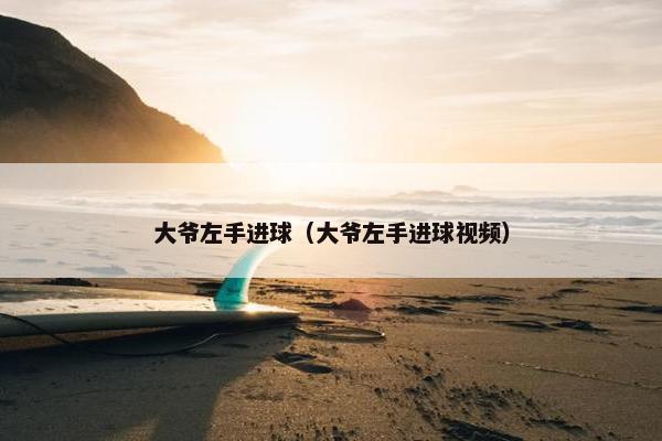 大爷左手进球（大爷左手进球视频）