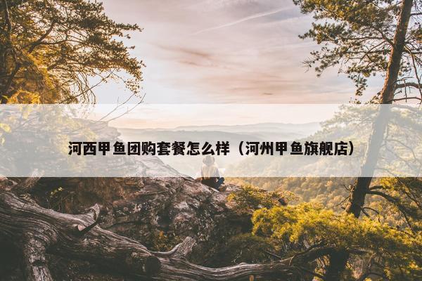 河西甲鱼团购套餐怎么样（河州甲鱼旗舰店）