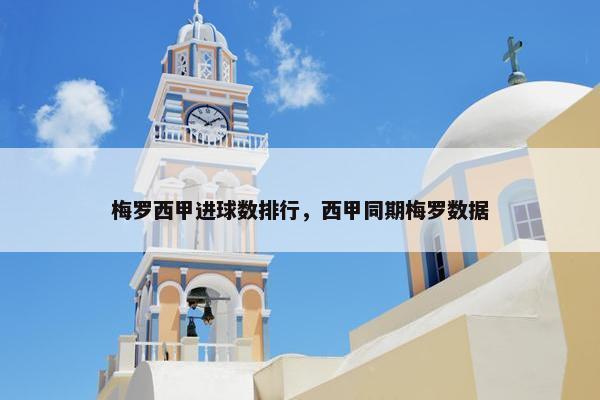 梅罗西甲进球数排行，西甲同期梅罗数据