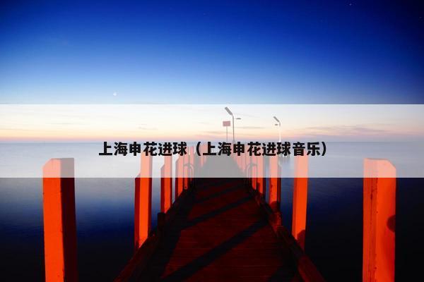 上海申花进球（上海申花进球音乐）