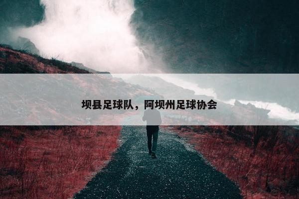 坝县足球队，阿坝州足球协会