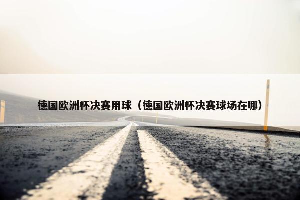 德国欧洲杯决赛用球（德国欧洲杯决赛球场在哪）