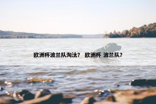 欧洲杯波兰队淘汰？ 欧洲杯 波兰队？