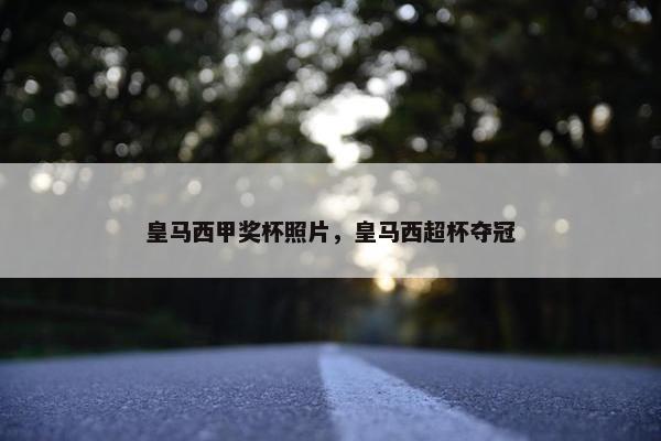 皇马西甲奖杯照片，皇马西超杯夺冠
