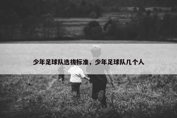 少年足球队选拔标准，少年足球队几个人