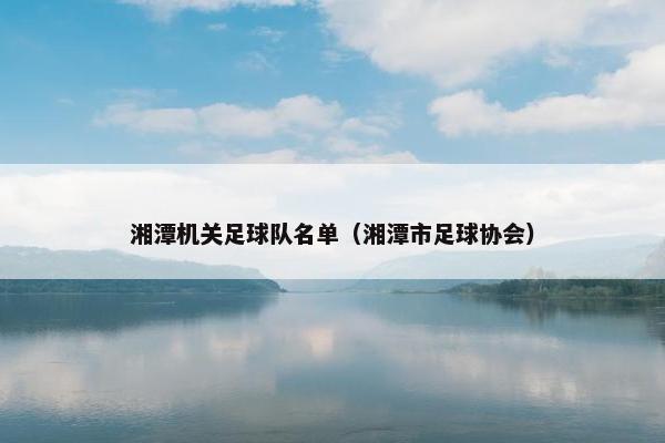 湘潭机关足球队名单（湘潭市足球协会）