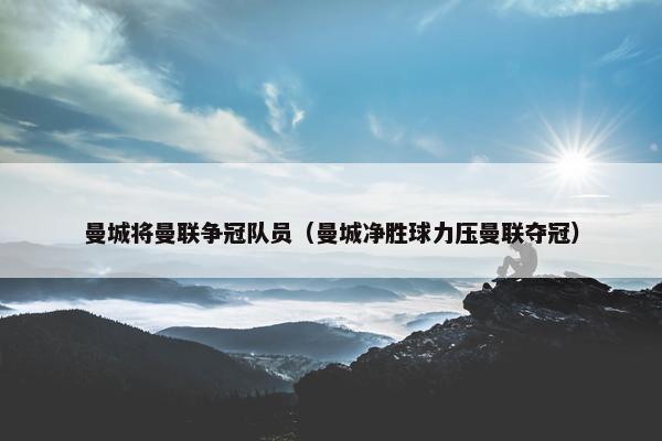 曼城将曼联争冠队员（曼城净胜球力压曼联夺冠）