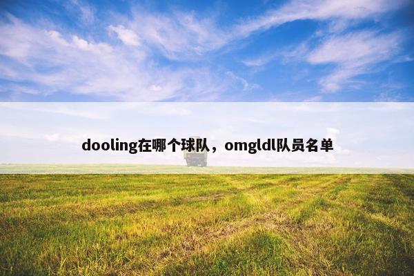 dooling在哪个球队,omgldl队员名单 dooling在哪个球队,omgldl队员名单