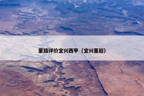 董路评价宜兴西甲（宜兴董超）