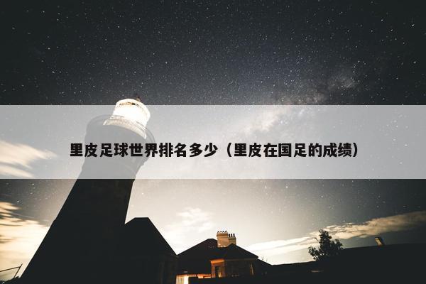 里皮足球世界排名多少（里皮在国足的成绩）