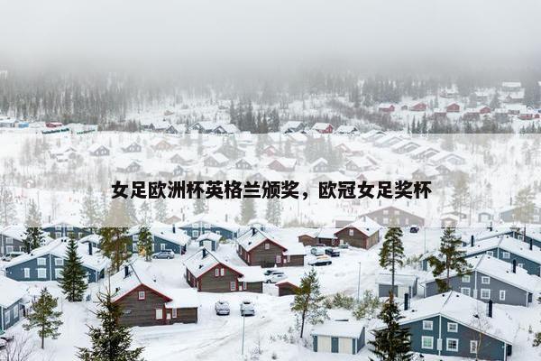 女足欧洲杯英格兰颁奖，欧冠女足奖杯