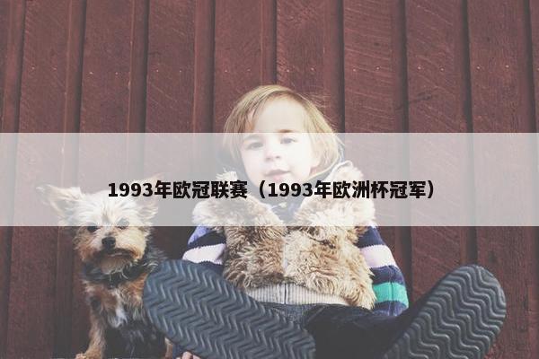 1993年欧冠联赛(1993年欧洲杯冠军) 1993年欧冠联赛(1993年欧洲杯冠军)