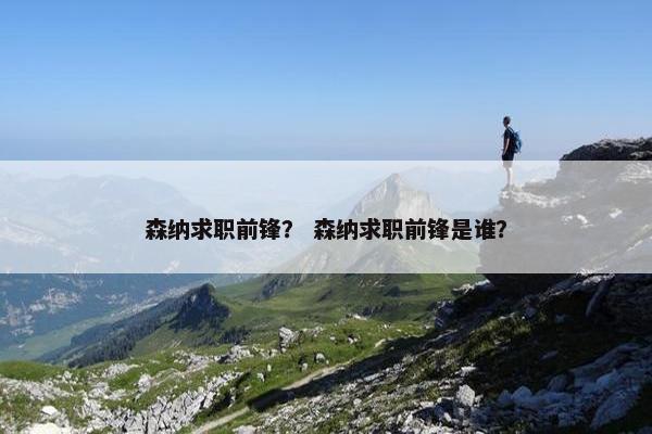 森纳求职前锋? 森纳求职前锋是谁? 森纳求职前锋? 森纳求职前锋是谁?