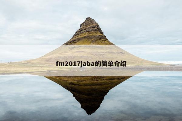 fm2017jaba的简单介绍