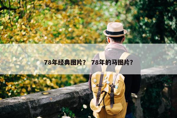 78年经典图片？ 78年的马图片？