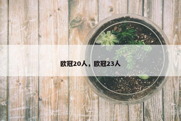 欧冠20人，欧冠23人