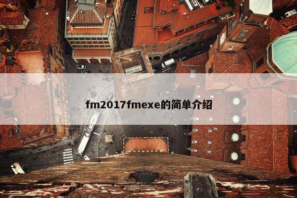 fm2017fmexe的简单介绍 fm2017fmexe的简单介绍