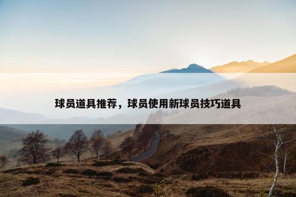 球员道具推荐,球员使用新球员技巧道具 球员道具推荐,球员使用新球员技巧道具