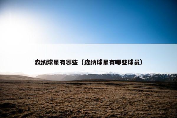 森纳球星有哪些(森纳球星有哪些球员) 森纳球星有哪些(森纳球星有哪些球员)