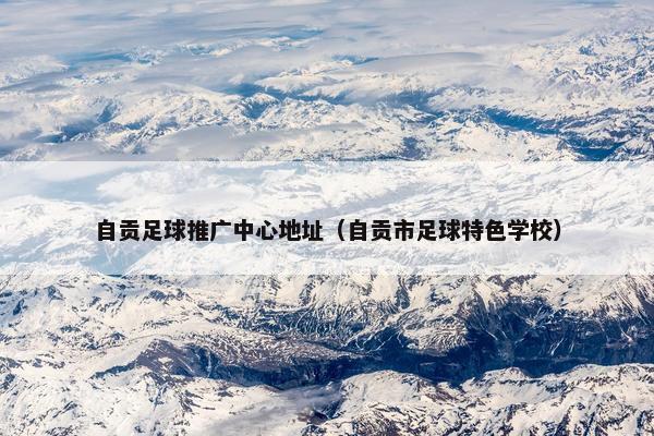 自贡足球推广中心地址（自贡市足球特色学校）