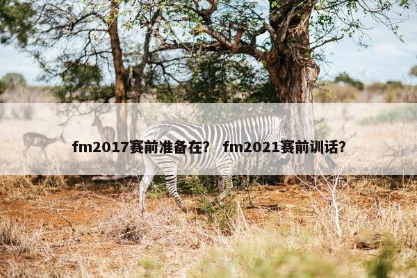fm2017赛前准备在？ fm2021赛前训话？