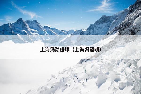 上海冯劲进球(上海冯经明) 上海冯劲进球(上海冯经明)